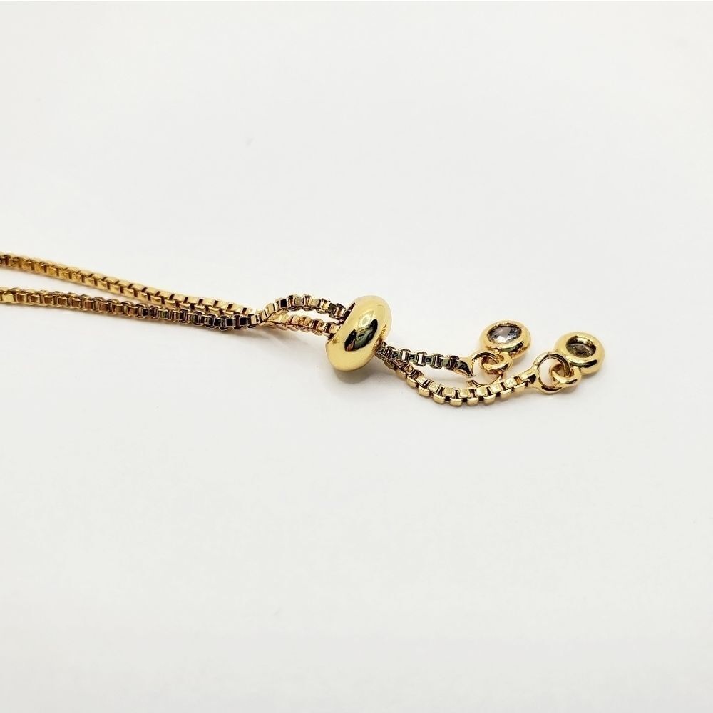 Hand Crafted Evil Eye Adjustable Slider Bracelet - Picture 6 of 14